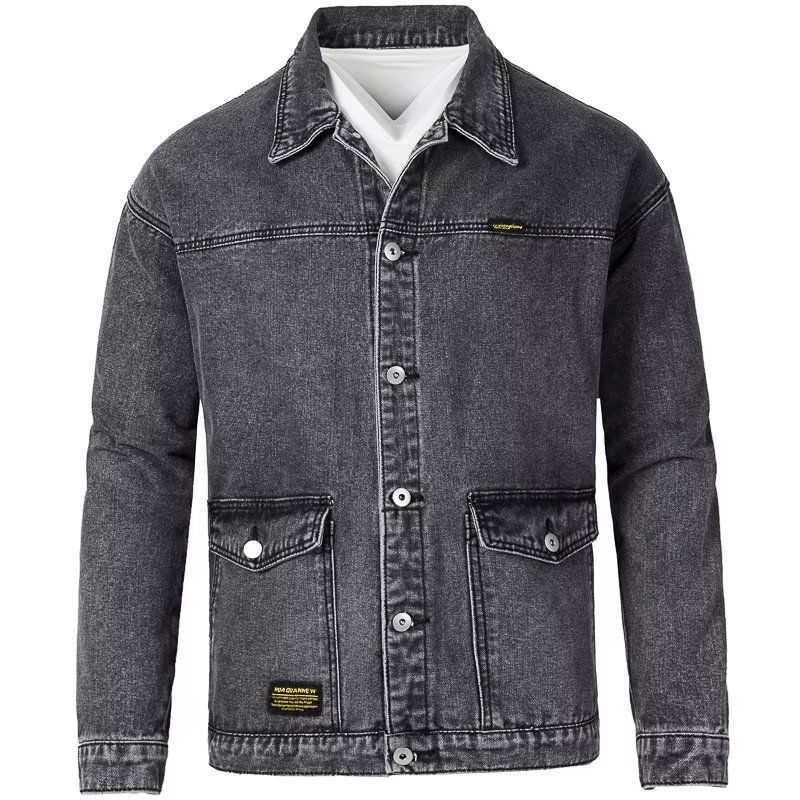 Men's Slim-Fit Denim Jacket | Cotton-Lined Casual Outerwear M–4XL