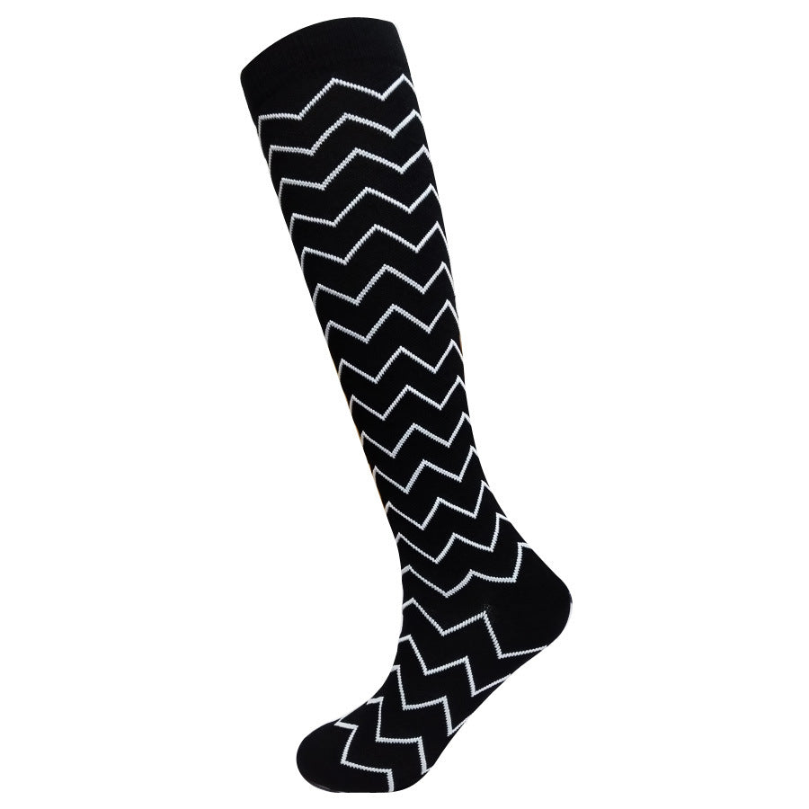Men's Nylon Jacquard Compression Socks – Sports & Leg Support