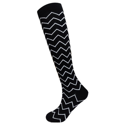 Men's Nylon Jacquard Compression Socks – Sports & Leg Support