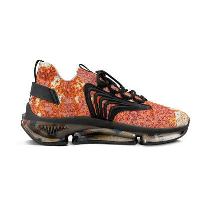 Men's Pizza Print Mesh Sneakers – Novelty Athletic Shoes