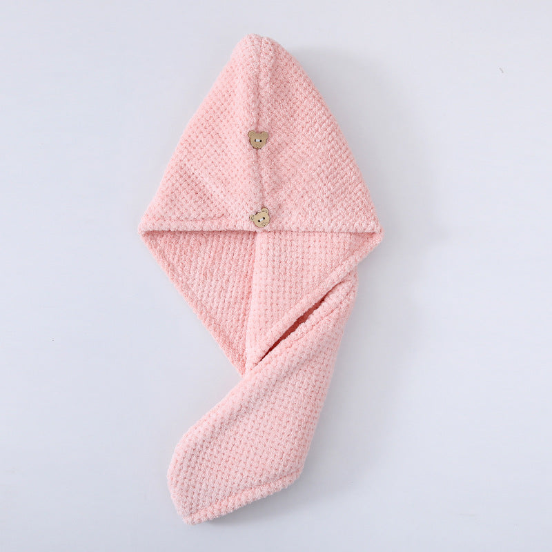 Coral Fleece Hair Drying Cap & Headscarf | Premium Velvet | 19 Colours
