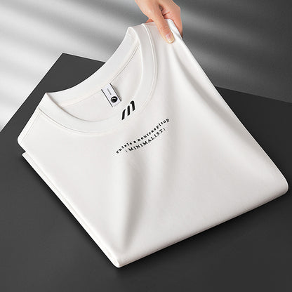 Men's Ice Silk Cool-Feel T-Shirt | Lightweight Summer Tee