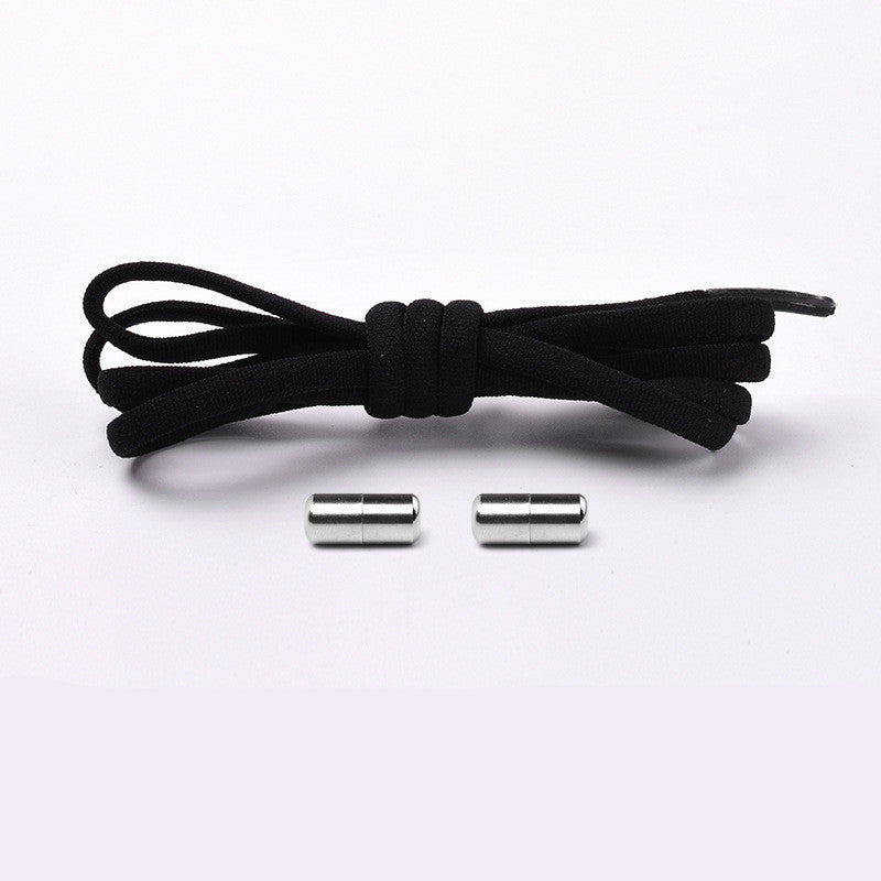 Elastic No-Tie Shoelaces – Half-Round Capsule Lock, 22 Colours