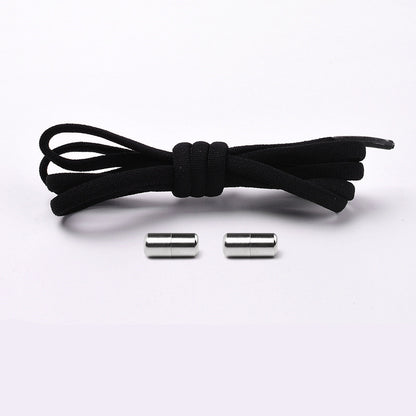 Elastic No-Tie Shoelaces – Half-Round Capsule Lock, 22 Colours