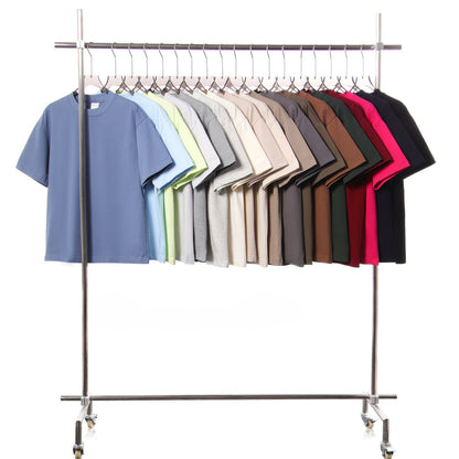 Men's Pure Cotton Drop Shoulder T-Shirt - Relaxed Fit, 19 Colours