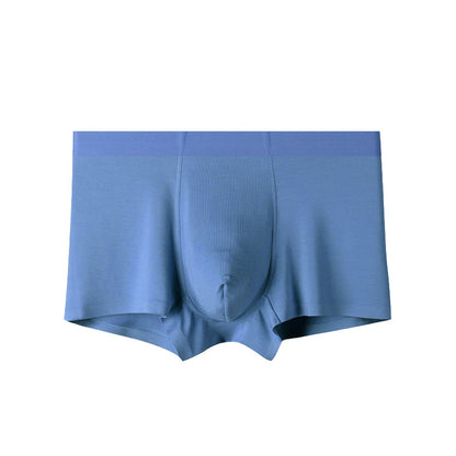 Men's Seamless Modal Boxer Briefs – Ultra-Thin Breathable Mid-Waist Underwear