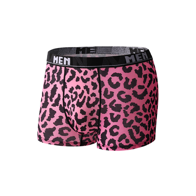 Men's Polyester Boxer Briefs – Mid-Waist Underwear Multiple Styles