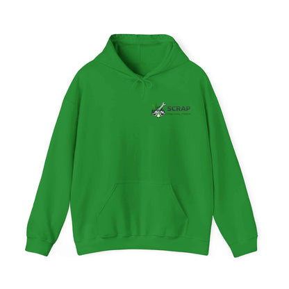 Scrap Metal Man Logo Hoodie – Industrial Style Unisex Sweatshirt
