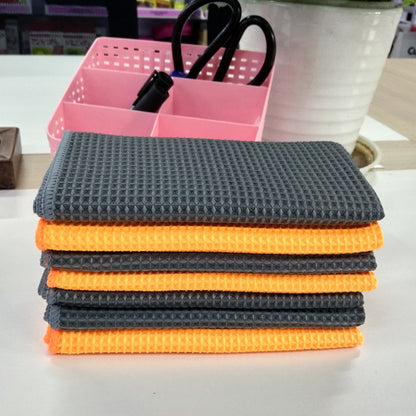 Microfibre Waffle Weave Car Wash Towel 40x40cm | Scratch-Free Detailing Cloth