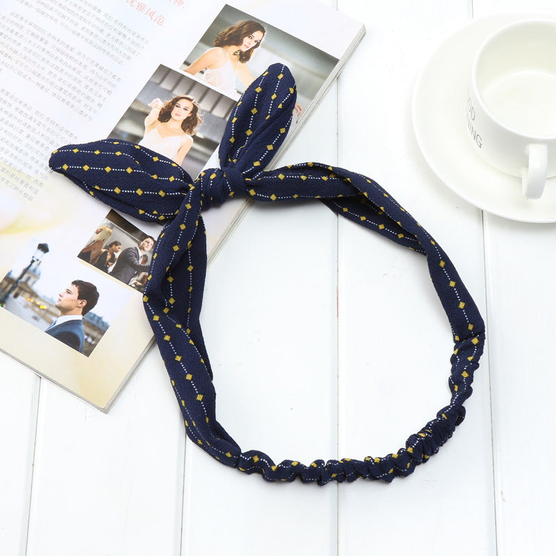 Bow & Bunny Ears Fabric Headband – 59 Styles