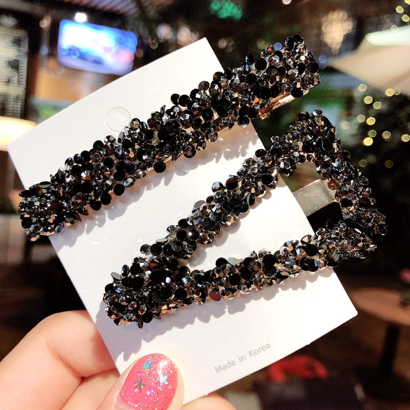 Rhinestone Side Hair Clip – Crystal Barrette | 8 Colours