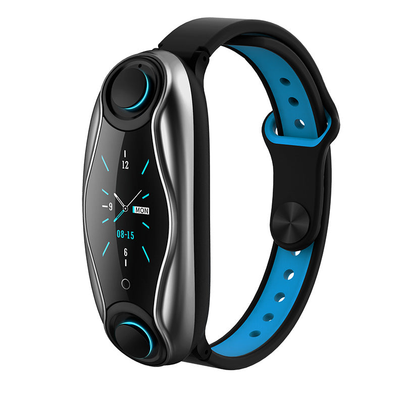 2-in-1 Bluetooth Headset Smartwatch Bracelet – Step Counter & Calls