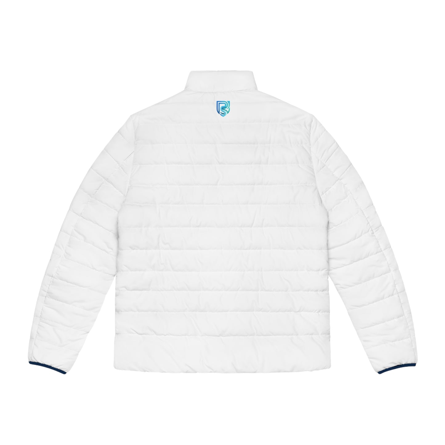 Minimal Logo Quilted Puffer Jacket | Slim Fit Winter Coat