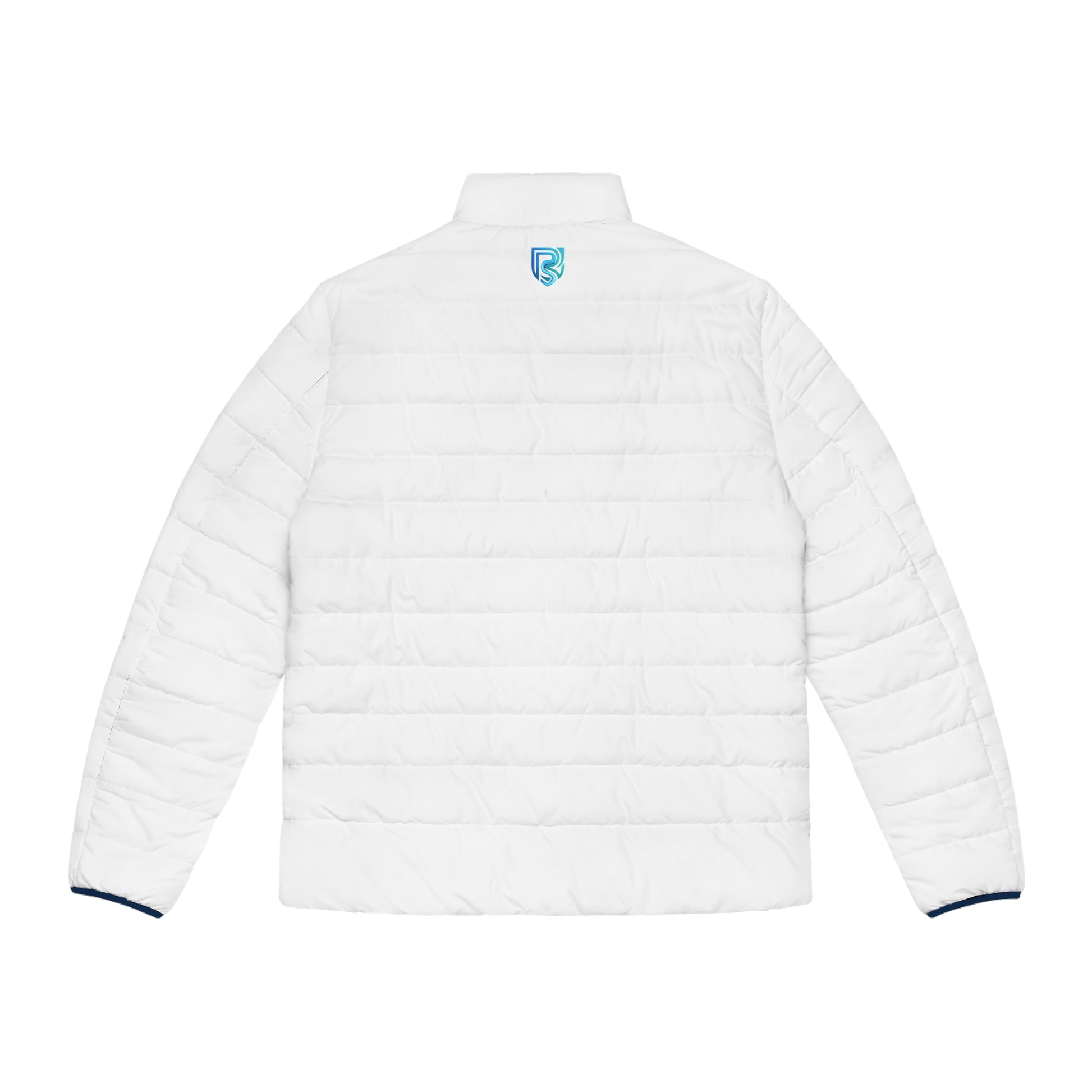 Minimal Logo Quilted Puffer Jacket | Slim Fit Winter Coat