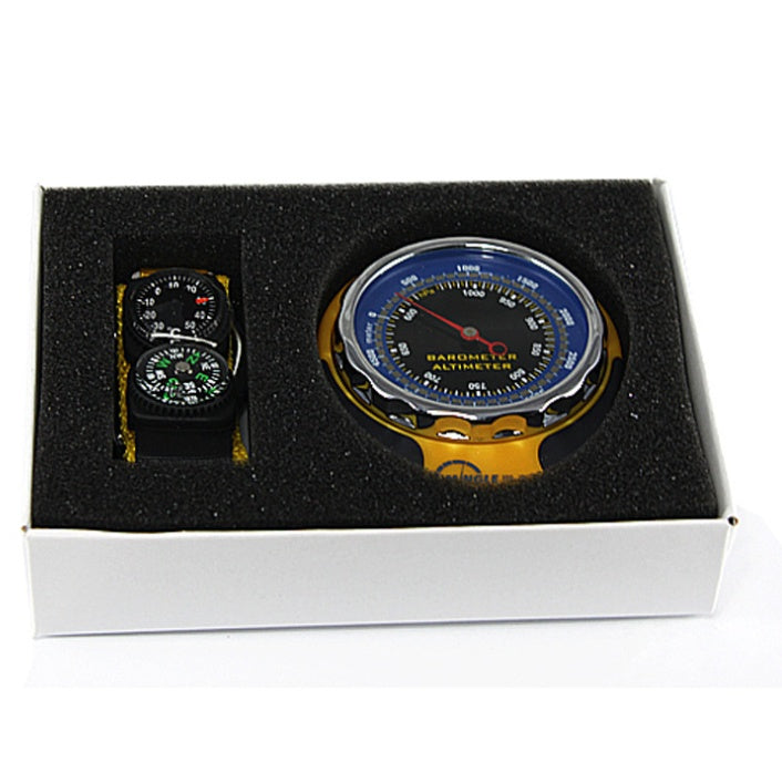 Outdoor Altimeter & Barometer Compass – Waterproof Multi-Function Mountaineering Instrument