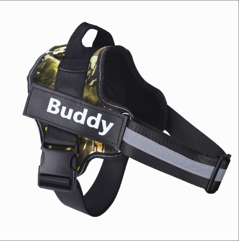 No-Pull Reflective Dog Harness | Adjustable Nylon Vest Puppy to XXL