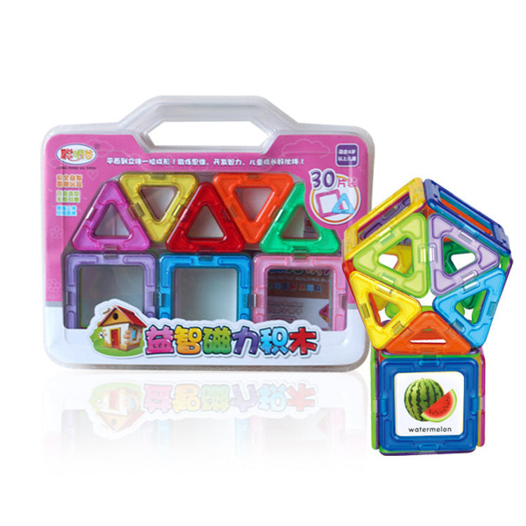 30-Piece Shape Puzzle Toy Set - Educational Toy for Kids