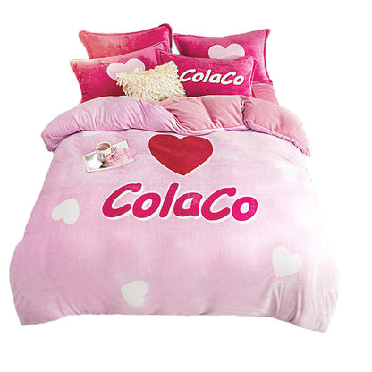 French Velvet Flannel Bedding Set | 4 Piece | 19 Prints