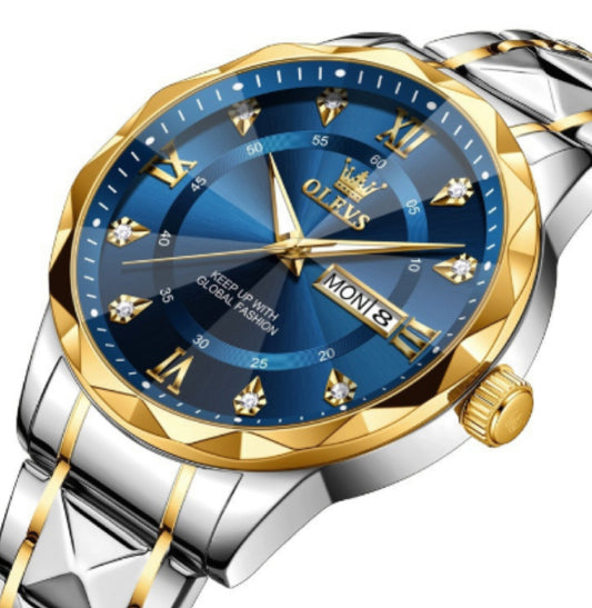 Men's Luminous Waterproof Quartz Watch | Business Style | Multiple Colourways