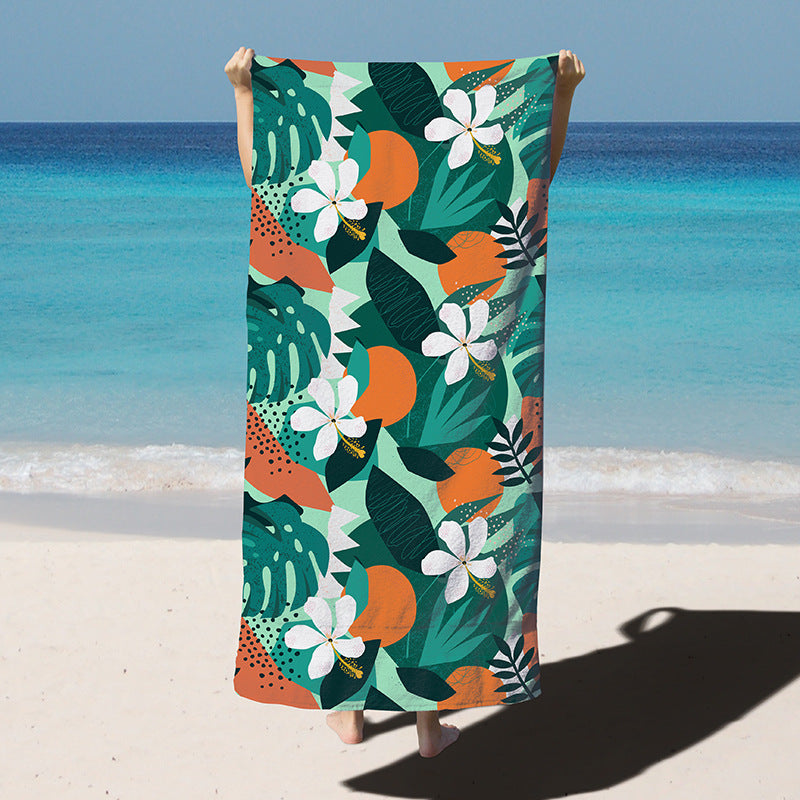 Printed Microfibre Beach Towel | Quick-Dry | 10 Bold Designs | 180×90cm