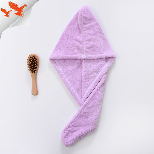 Coral Fleece Hair Drying Cap | Quick-Dry & Soft | Pack of 1, 2, 3 or 4