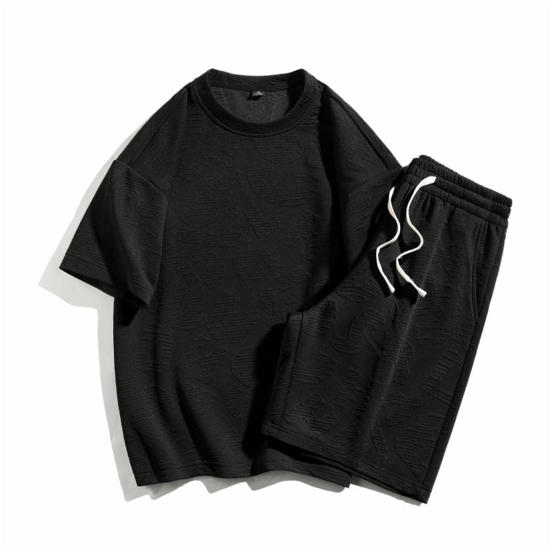 Men's Sports T-Shirt & Shorts Co-ord Set | Polyester Spandex