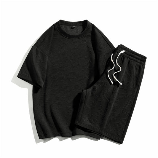Men's Sports T-Shirt & Shorts Co-ord Set | Polyester Spandex