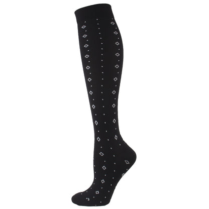 Nylon Novelty Pattern Calf Compression Socks 12 Designs S/M L/XL