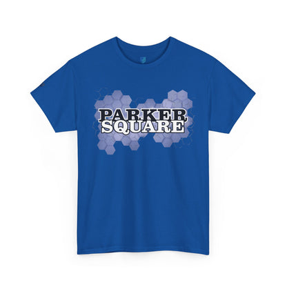Parker Square T‑Shirt — Retro Campus Logo Tee