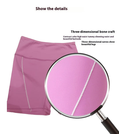 Women's High-Waist Gym Shorts | Peach Lift | 5 Colours
