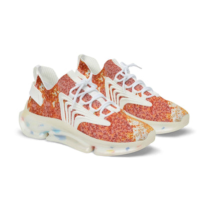 Men's Pizza Print Mesh Sneakers – Novelty Athletic Shoes