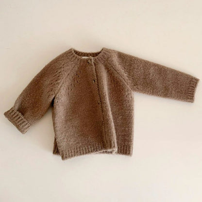 Children's Knitted Cardigan | Soft Cotton Knitwear for Toddlers