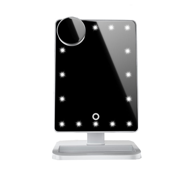 LED Vanity Mirror with Bluetooth Speaker & 10x Magnification