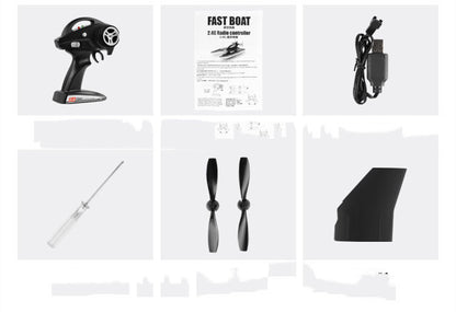 2.4GHz Electric RC Helicopter with Spare Propellers - Black
