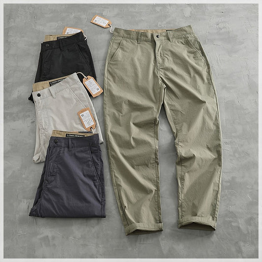 Men's Straight-Leg Casual Trousers | 4 Colours M-3XL