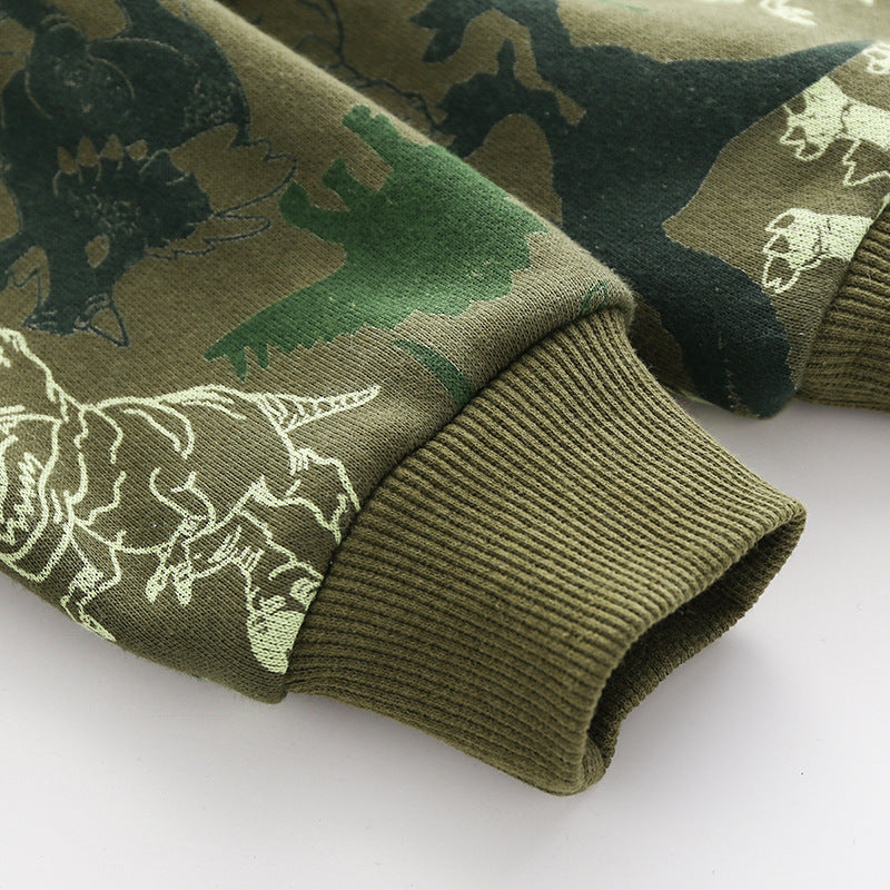 Children's Camouflage Cotton Casual Jacket | Kids Camo Top 90-130cm
