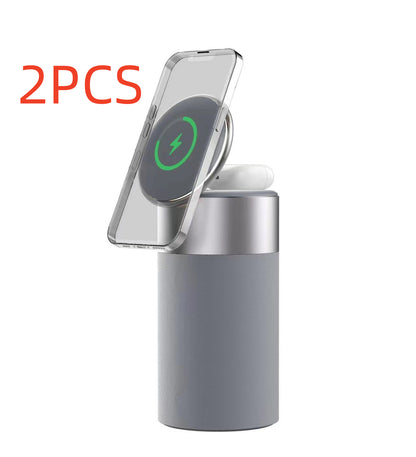 4-in-1 Bluetooth 5.0 Speaker | Qi Wireless Charger | Touch Lamp | Phone Holder