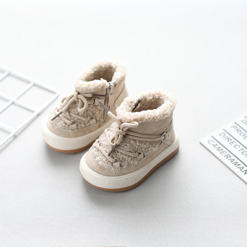 Baby & Toddler Plus Velvet Warm Cotton Shoes