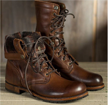 Unisex Mid-Calf Knight Boots – Square Heel
