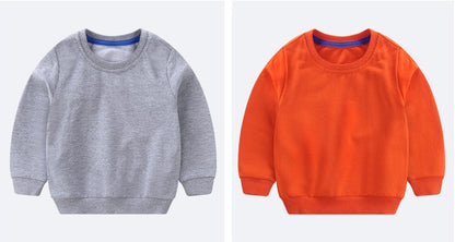 Children's Cotton Sweatshirt | 12 Colours | Boys & Girls Top