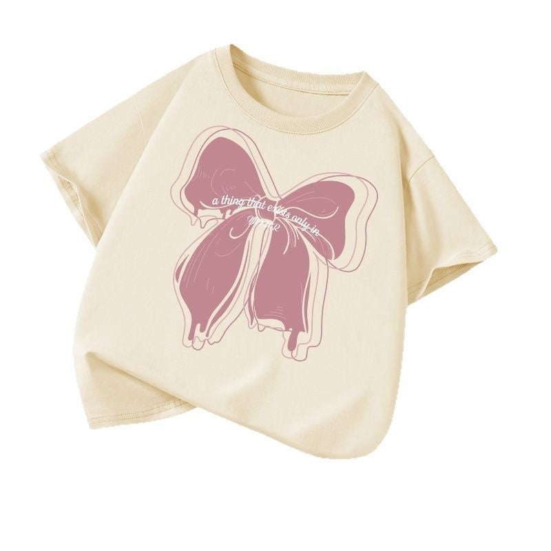 Girls Cartoon Print Short Sleeve Cotton T-Shirt – 14 Designs