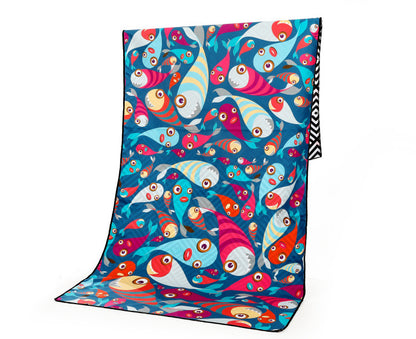 Microfibre Beach & Sports Towel 175x75cm | Quick-Dry