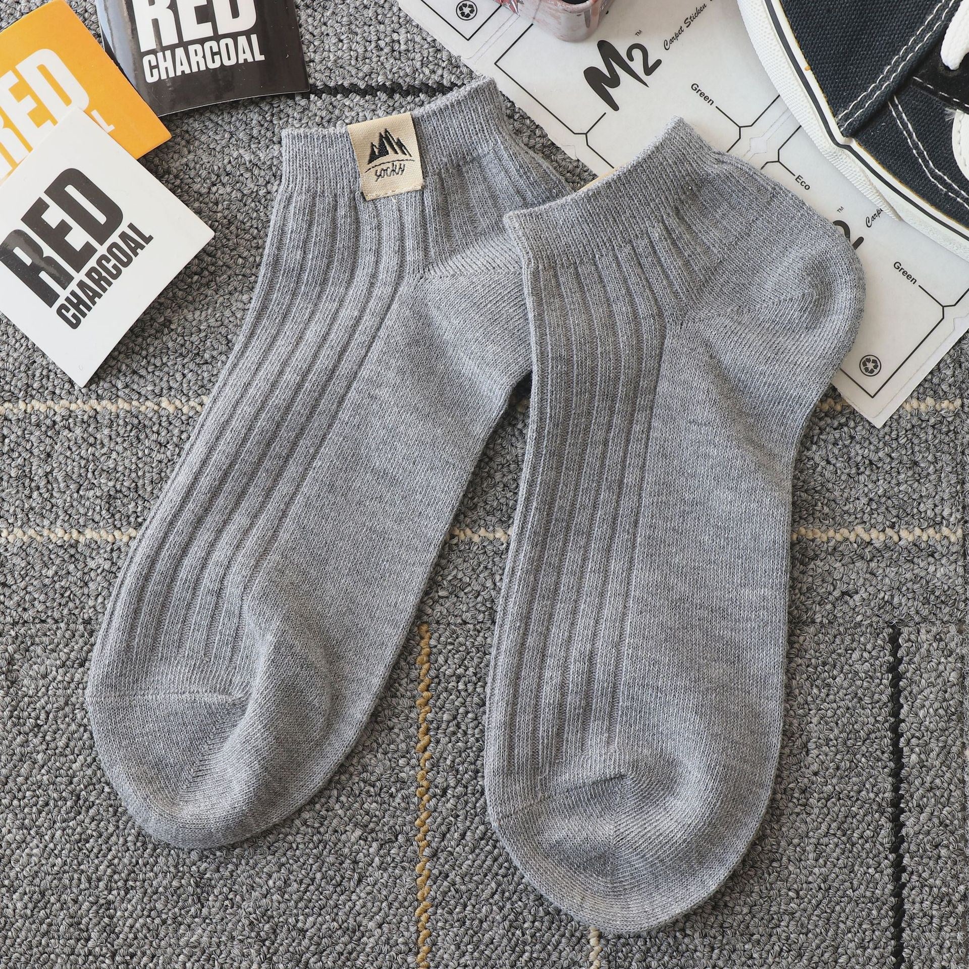 Unisex Cotton Sports Socks – Antibacterial Anti-Fungal Odour-Resistant 9 Colours