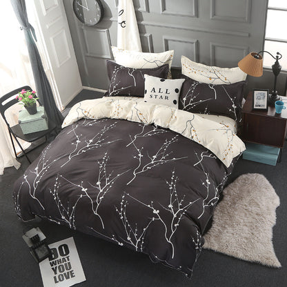 Black Bedding Set | 3 or 4 Piece | Multiple Sizes