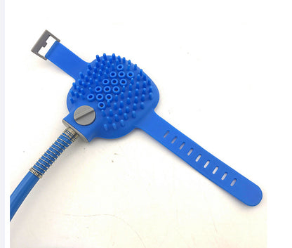 Dog Bath Glove with Spray Nozzle & Hose | Pet Washing Tool