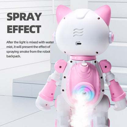 Programmable Gesture Control Robot Toy | RGB Light & Spray