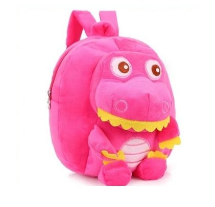Kids' Pink Plush Toy Backpack – Cute Girls’ Mini School Bag