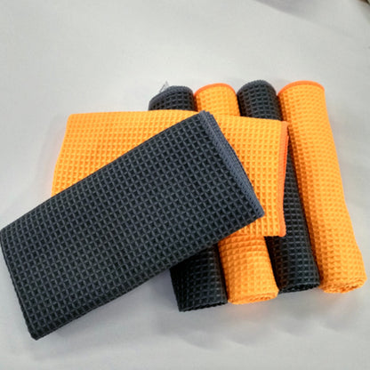 Microfibre Waffle Weave Car Wash Towel 40x40cm | Scratch-Free Detailing Cloth