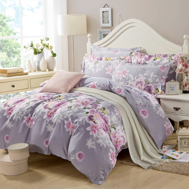 Cotton Four-Piece Bedding Set | Single to Super King & Beyond