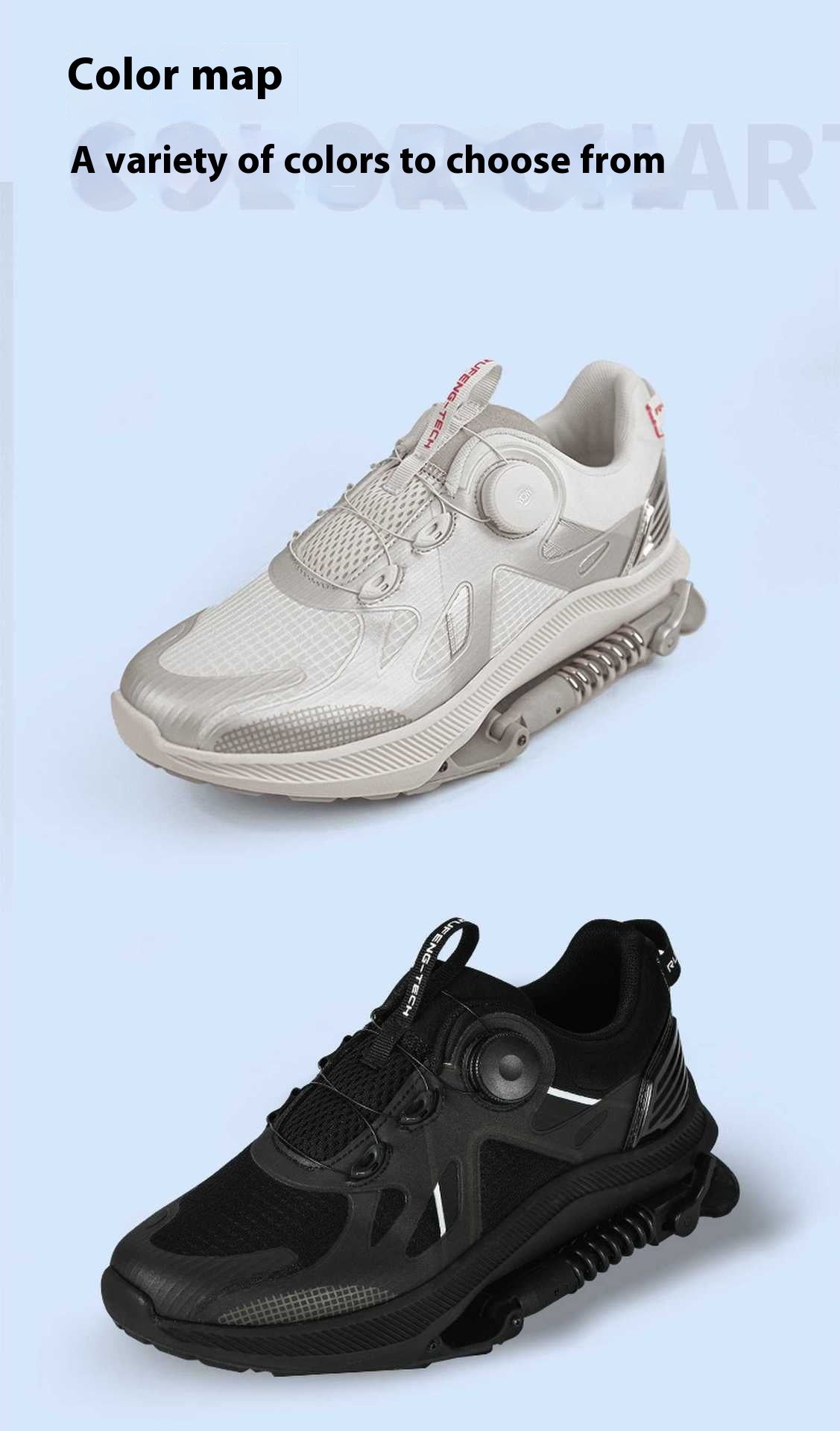 Black Mesh Mid-Top Running Trainers | EU 35–45 | Unisex
